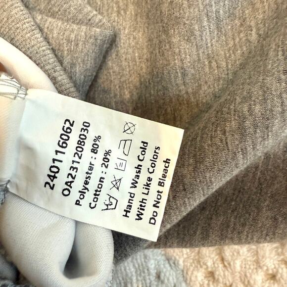 Commense large cropped hoodie sweatshirt double zip SP 2674 - Picture 6 of 13